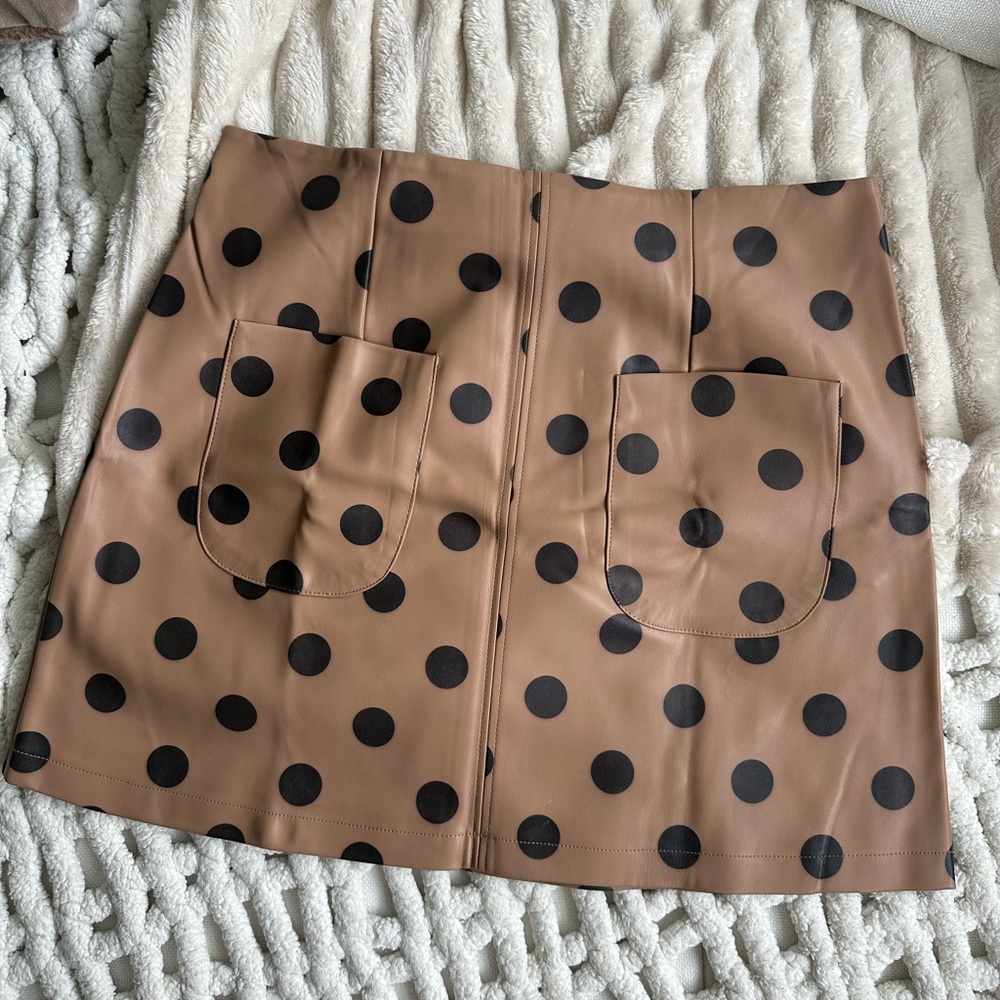 Zara vinipiel skirt